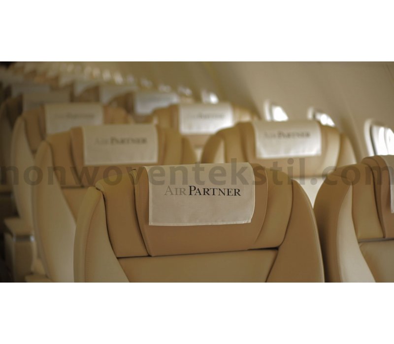 Uçak Koltuk Başlığı Örtüsü Nonwoven Tekstil